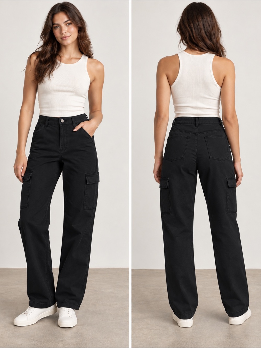 Women’s Hollister Ultra High-Rise cargo Dad Pants Size 23R
